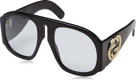 gucci gg0152s 001 black/light blue|gucci 0529s.